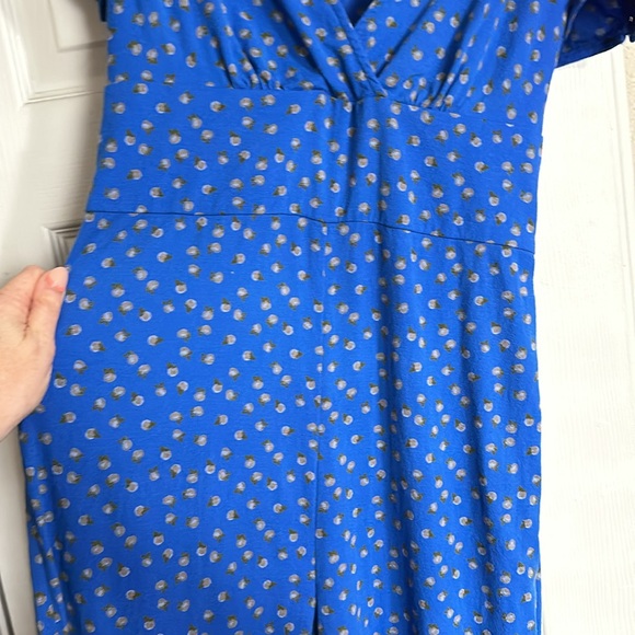 Free People Cute Blue Romper - Picture 5 of 9